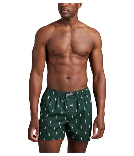 Polo Ralph Lauren Mens AOPP Woven Boxer Moss Agate/Nevis AOPP X-Large