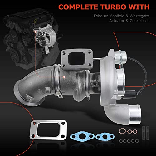 A-Premium Complete Turbo Turbocharger With Gasket & Wastegate Actuator Compatible With Dodge Ram 2500 3500 2004-2007 5.9L Diesel He351Cw #TOP1