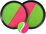 Sport Ball - Paddle Catch and Toss Game Set- 7” Handheld Stick Disc - 2 Sets - Manufactured by Toy Cubby!