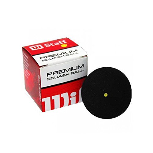  Wilson WRT617300 Balle de Squash, Staff, 1 Piè...