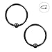 Ruifan 20G 10mm Nose Hoop Lip Eyebrow Tongue Helix Tragus Cartilage Septum Piercing Ring 12PCS - Mix Color