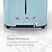 Russell Hobbs TR9150BLR Retro Style 2-Slice Toaster, Heavenly Blue