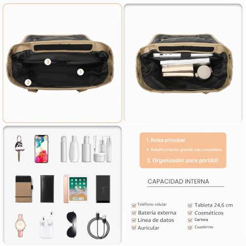 Mochilas antirrobo impermeables Kono con compartimento de laptop 4