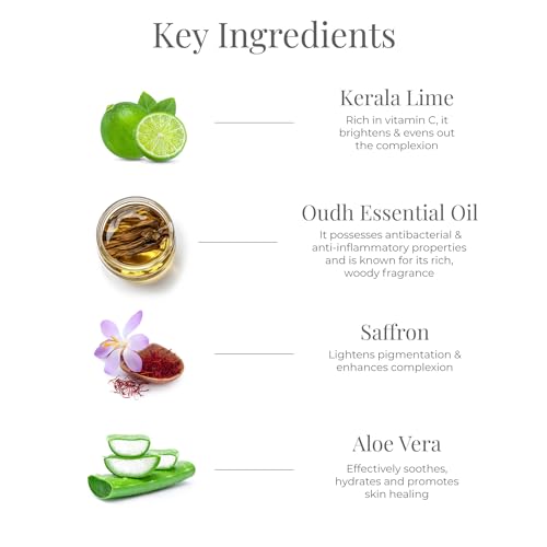 Image of Forest Essentials- Perfume Spray- Body Mist Lime Saffron Oudh||