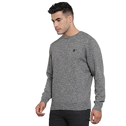 Image of Red Tape Men's Cotton Blend Round Neck Sweater