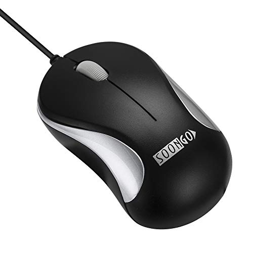 Computer Mini Usb Wired Optical Mouse Portable For Laptop, Notebook, Macbook - Silver #TOP26