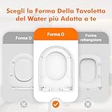 Zoom IMG-1 ibergrif m41001 sedile wc copriwater