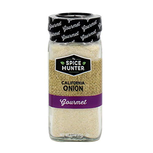 The Spice Hunter Onion, California, Granulated, 2.3-Ounce Jar #TOP30