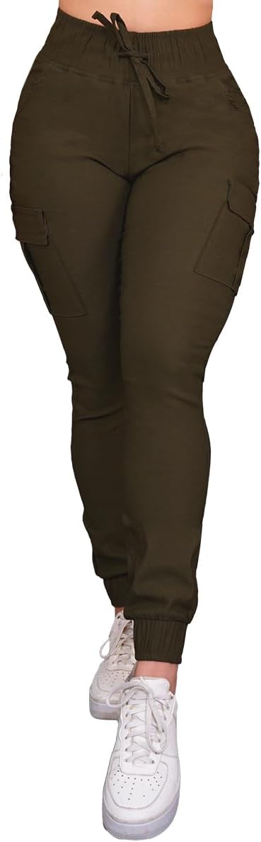 Women's Cargo Pants Hiking Joggers Summer Lightweight Quick Dry Athletic Outdoor Sports Sweatpants Travel Casual Button