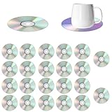 25 PCS Disk Drink Coasters, Retro Novelty Floppy Disk Coaster 90's Party Decorations Supplies Creative CD Themed Drink Coasters Set for Party Bars Birthday Gifts Home Decor Housewarming Gifts