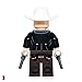 LEGO Minifigure: Lone Ranger with 2 Silver Revolvers (2013 Version)