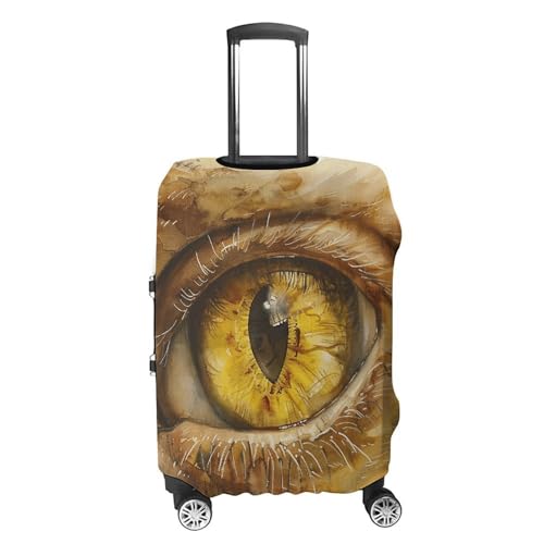 Travel Luggage Cover Elastic Suitcase Protector Anti-Scratch Washable Draw An Eye Luggage Sleeve Tsa Approved Carry on Covers Baggage Cover Fits 18-32 Inch Luggages4