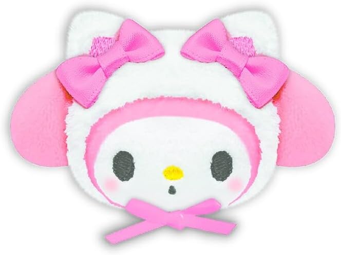 Sanrio My Melody White Cat Baby Plush Badge