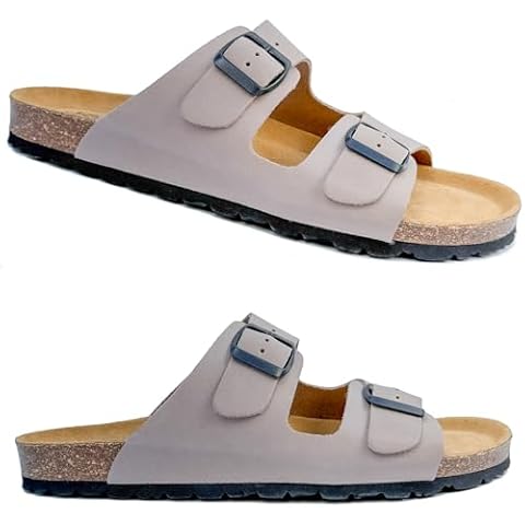 GONKOS® Leather Sandals with Adjustable Buckles Cover