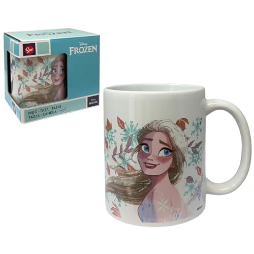 Tasse en céramique Disney «Frozen II» modèle mug bol de petit-déjeuner 325 ml pour enfants