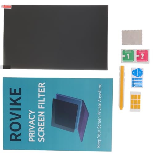ROVIKE Filtre de confidentialité pour ordinateur portable 16:9 14" - Rapport d'aspect amovible - Protection des yeux anti-reflet