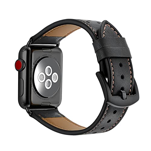 Bracelet tendance en acier pour Apple Watch Ultra, élégance noire chic
