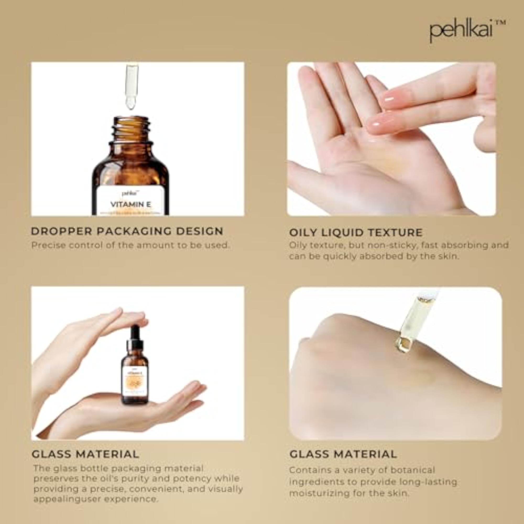 Vitamin E Oil for Hair Growth, 100% Pure & Natural