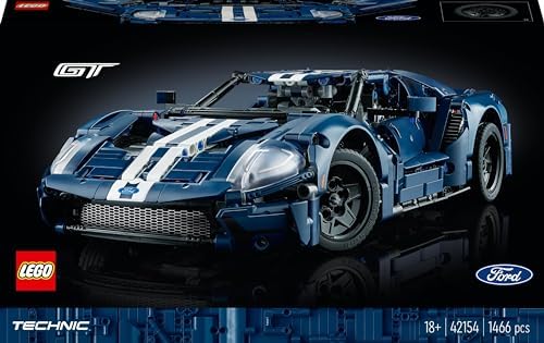 LEGO Technic 2022 Ford GT 42154 - Yetişkinler İçin Sergilenebilecek Bir Supercar Modeli İçeren Yaratıcı Model Yapım Seti (1466 Parça) - Görsel 3