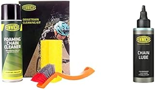 Fenwicks Bike Cleaning Kit - Green, N/A & Fenwicks Stealth Road Bike Chain Lube - Black, 100 ml