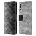 Head Case Designs Oficjalnie Licencjonowany PLdesign Trójkat skali szarosci Geometryczny Skórzany Portfel Etui Kompatybilny z LG K22