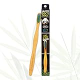 Woobamboo! Bamboo Toothbrush - Adult - Soft Bristle - BPA Free Nylon Bristles - Eco-Friendly, Biodegradable, Compostable, Vegan (Pack of 1)