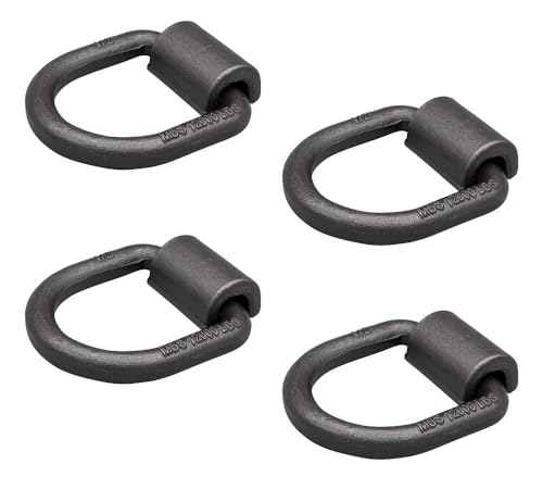 Mytee Products Anneau D forgé soudure 1/2" 12000 lbs remorque camion 4 pack