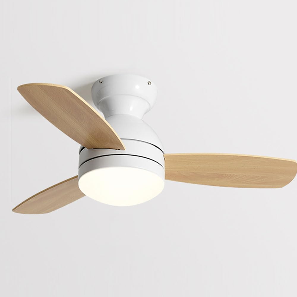 Ventilateur de plafond lumière 3 vitesses télécommandé et encastré