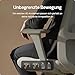 Desktronic Verstellbarer ergonomischer Bürostuhl | Schreibtischstuhl mit Lendenwirbelstütze, Höhenverstellung Körper Atmungsaktives Gewebe-Breite...