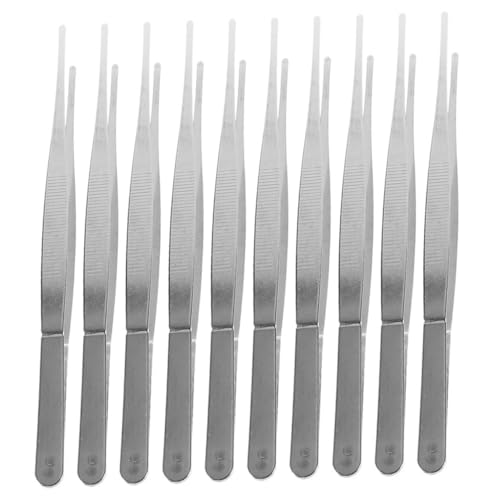 HANABASS Thickened Tweezers Set for Gardening Crafts Multi-use Plant Tool Smooth Edges Portable for Outdoor Fun