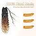 Firstcyh Hair 8 Packs Goddess Box Braids Crochet Hair for Black Women -14 Inch Crochet Braids Hair Bohomian Box Braid Crochet Hair Synthetic Braiding Hair (1B/30/27)