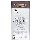 Green & Black's Organic Dark Cooking Chocolate, 70% Cocoa, 150 g (Pack of 1)