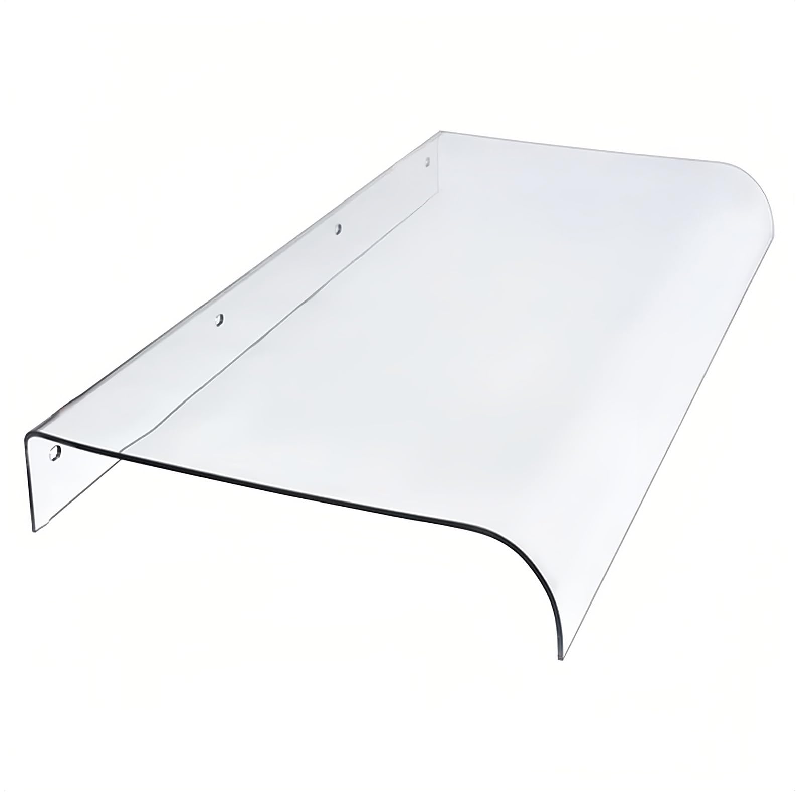 GJMSSMY Transparent Door Canopy UV & Rain Protection Awning Polycarbonate Marquise for Mailboxes & Air Conditioners (50x40cm/20x16in) WeatherResistant Outdoor Shelter