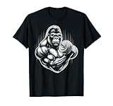 Gorilla Muscle Dumbbell Workout Camiseta