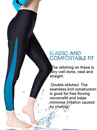 GEEK LIGHTING Womens Wetsuit Pants Smooth Surfing Board Diving Pants Floral-A X-Large - Thumbnail 3