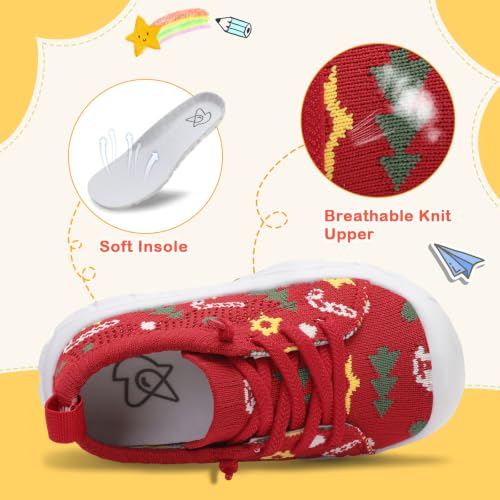 Image of LeIsfIt Toddler Shoes Boys Girls Wide Toe Box Breathable Slip-On Sneakers Kids Lightweight Barefoot Feel Shoes for Everyday Play