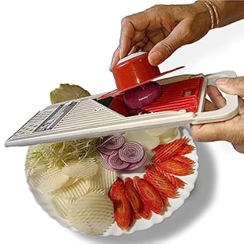 Ni Product Vegetable Chopper, Grater, Peeler for Cucumber, Potato, Carrot, Onion, Tomato, Garlic