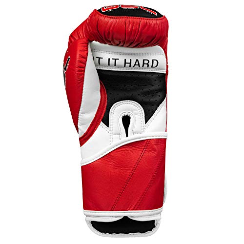 Title Gel Rush Bag Gloves, Red/Gray/Black, 14 Oz #TOP1