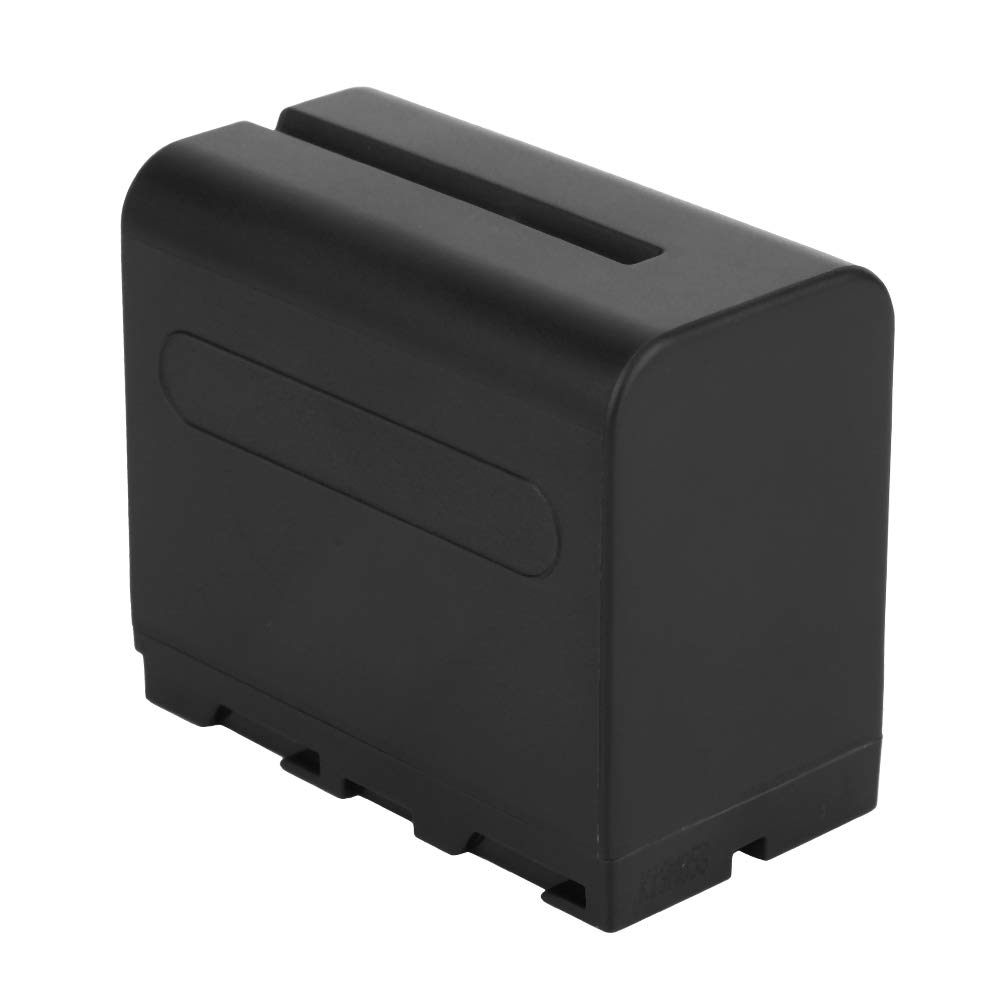 NP - Batería Recargable de Iones de Litio F960/F970, Batería de Alta Capacidad de 6600 mAh para Luz y Monitor de Video, Fuente de Alimentación Duradera con Contactos de Cobre
