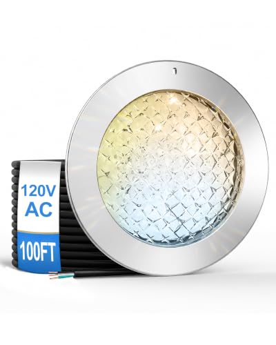 waveejovi 10 Inch 55W Pool Light (100FT)