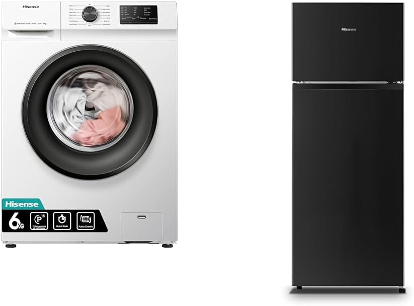 Hisense WFVC6010E - Lavatrice a Carica Frontale 6 Kg, 1000 rpm, 15...