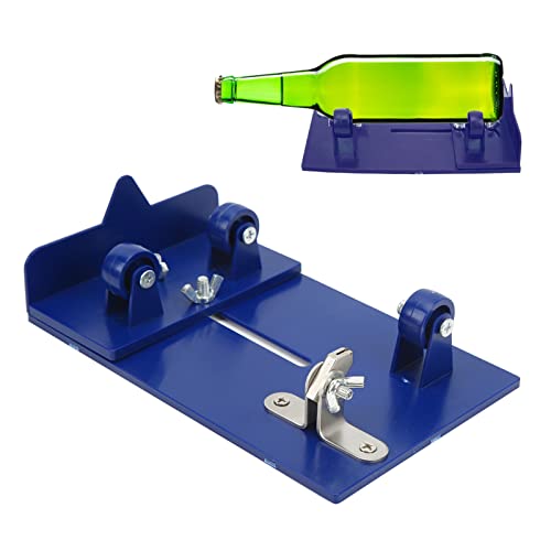 Glass Bottle Cutter Glass Cutting Tool Pc Board Carbide Cut Head Diy Bottle Cutter Diy Wine Bottle Cutting Tool (Blue) #TOP4