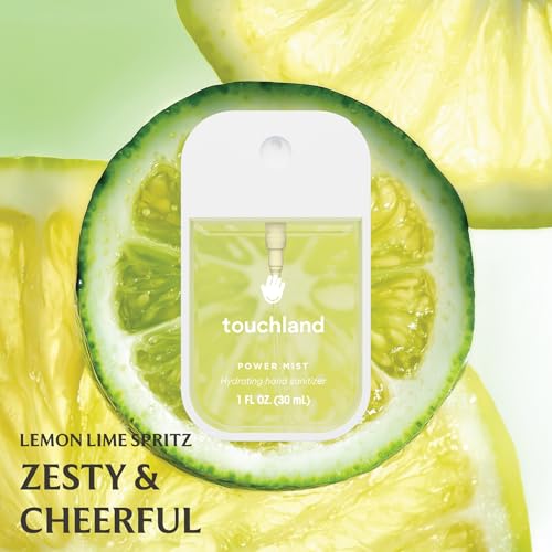 image for Touchland Hydrating Hand Sanitizer Spray, FRESH Trio Set (Mint, Citrus