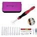 [Latest Model] Yarn Mania Light Up Crochet Hooks - 9 Interchangeable Lighted Crochet Hooks (2.5mm - 6.5mm) - Bonus Accessories and Case (Purple)
