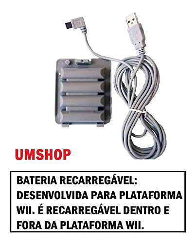 Kit Fitness 4 Em 1 Para Console Nintendo Wii Tapete Bateria