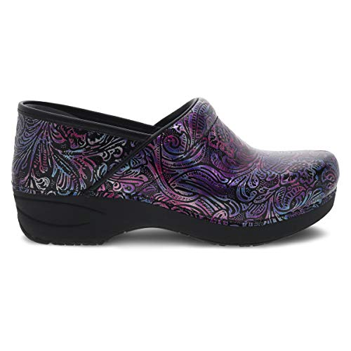 Dansko Xp 2.0 Clogs For Women – Lightweight Slip Resistant Footwear For Comfort And Support – Ideal For Long Standing Professionals, Engraved Floral Patent, 10.5-11 M Us #TOP6