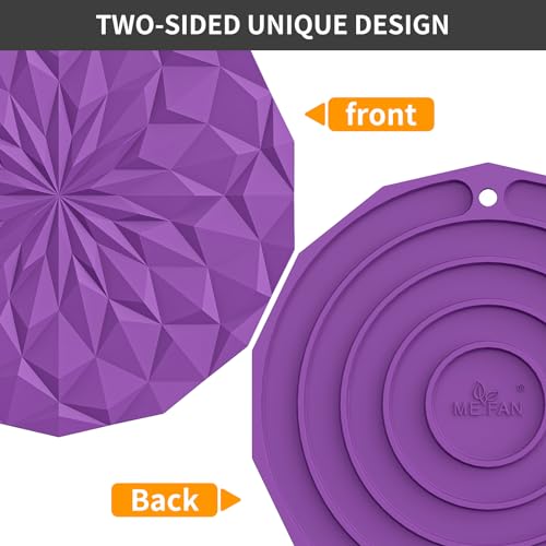 MEFAN-Silicone-Trivet-Mats-4-Pack-Pot-Holders-74-Thickened-Hot-Pads-for-Hot-pots-Pans-and-Dishes-Heat-Resistant-Silicone-Trivet-for-Table-and-Counter-Top-Desert-Sage MEFAN Silicone Trivet Mats 4 Pack Pot Holders 74 Thickened Hot Pads for Hot pots Pans and Dishes Heat Resistant Silicone Trivet for Table and Counter Top Desert Sage
