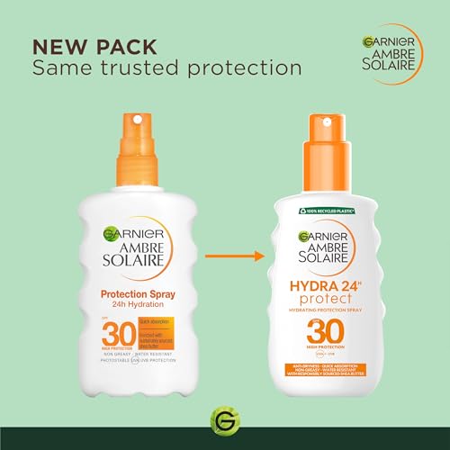 Garnier Ambre Solaire Ultra-Hydrating Sun Cream Spray SPF30, 200ml - Image 3