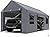 GarveeLife Carport 10x20ft Heavy Duty Carport with Roll-up Windows, Car Canopy Portable Garage with Removable Sidewalls & Doors, Car Canopy with All-Season Tarp for Car Boat Truck Motorcycle, Grey