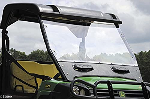 Versa-Vent Full Vented Windshield with Uncoated Poly and ABS Vent Panel for Full Size John Deere Gator XUV HPX